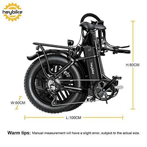Heybike Ranger Black Foldable E-Bike 