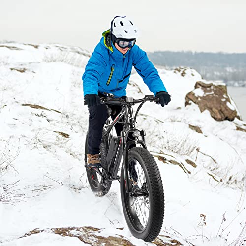 PEXMOR 500W Fat Tire Electric Mountain Bike
