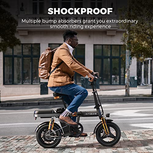 ENGWE T14 350W Mini Ebike - White