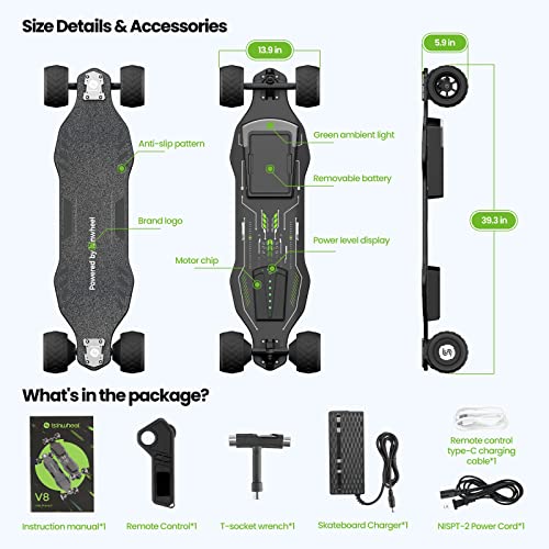 isinwheel V8 Electric Skateboard
