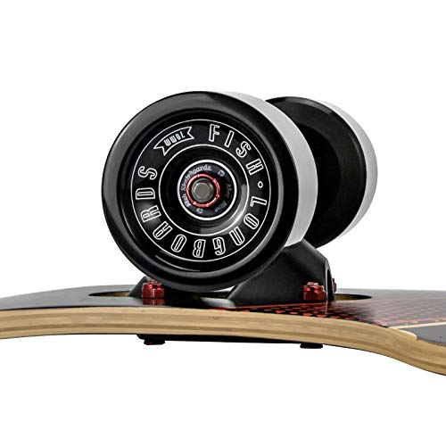 41-Inch Fish Longboard Skateboard, Complete Cruiser