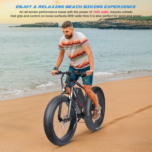 Vfamky 1000W Fat Tire E-MTB