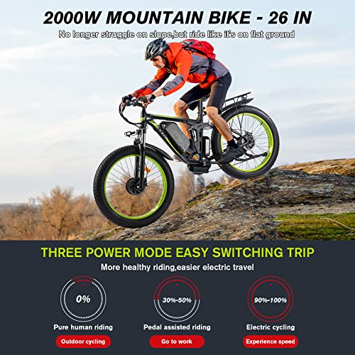 SVZIX 2000W Electric Fat Tire Bike