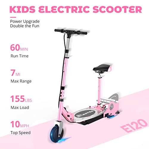 MAXTRA E120 Electric Scooter with Removable Seat