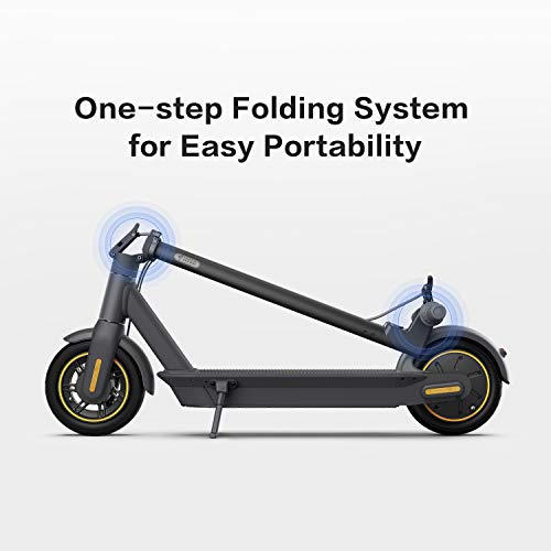 Segway Ninebot MAX G30P Electric Kick Scooter- 350W Motor, 40 Miles Long-Range & 18.6 MPH, 10" Pneumatic Tire, Dual Brakes, W. Capacity 220 lbs, Commuter Electric Scooter for Adults&Teens