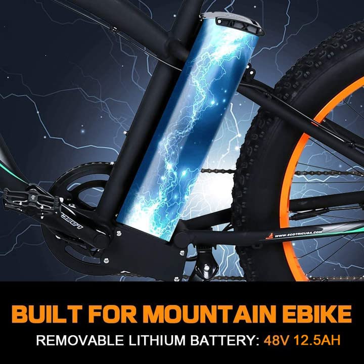 ECOTRIC Hammer 26" Fat Tire Electric Bike