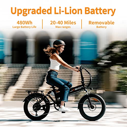Jasion EB7 2.0 Fat Tire Foldable E-Bike