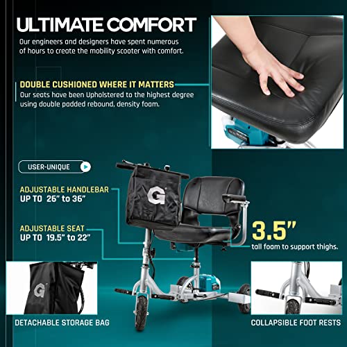 G Folding 3 Wheel Electric Mobility Scooter