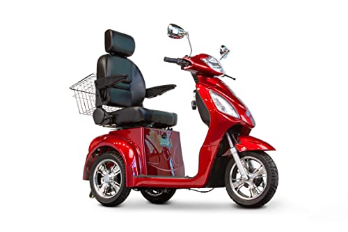 High-performance 3-wheel electric scooter w/basket