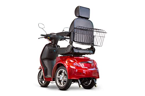 High-performance 3-wheel electric scooter w/basket