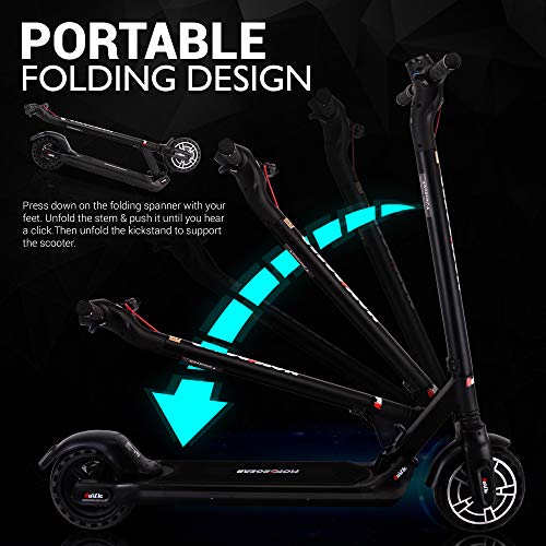 Hurtle 300W Foldable Electric Commuter Scooter with 8.5" Tires