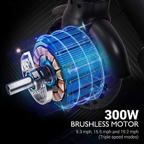 Hurtle 300W Foldable Electric Commuter Scooter with 8.5" Tires