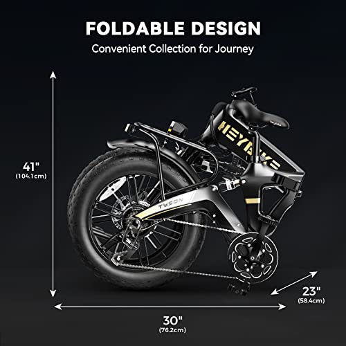 Heybike Tyson Folding Fat Tire E-Bike
