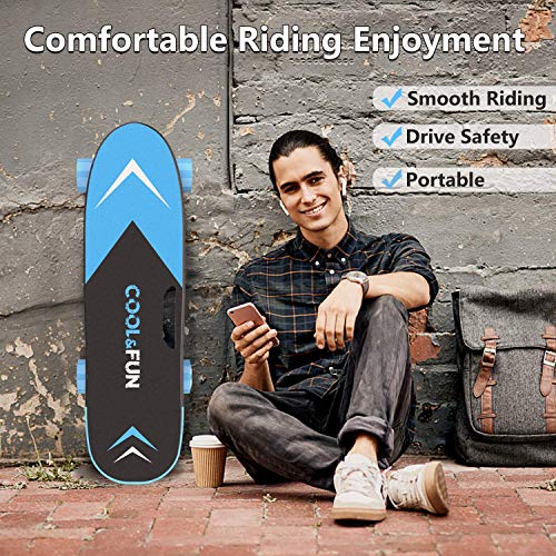 Cool & Fun Blue Electric Skateboard