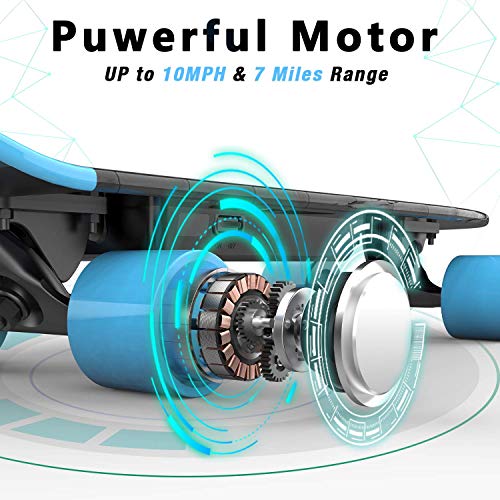 Cool & Fun Blue Electric Skateboard