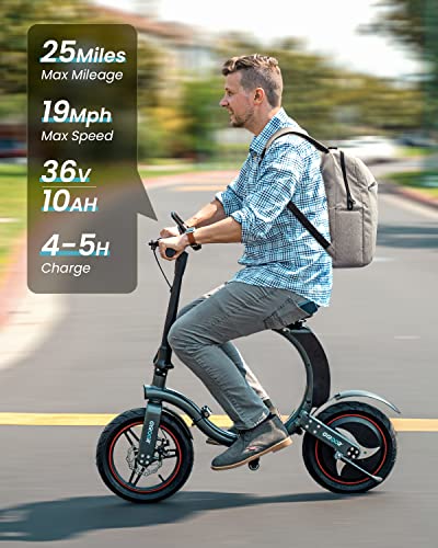 Gyroor 450W Folding eBike with 14in Tire