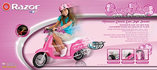 Razor Pocket Mod Miniature Euro-Style Electric Scooter - Sweet Pea