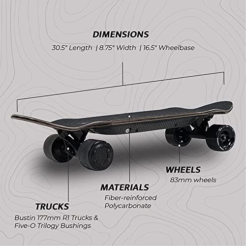 Hybrid Cruiser Electric Skateboard - 20 MPH