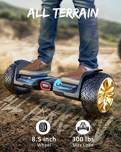 Gyroor Off Road Hoverboard 8.5"" with Bluetooth Speaker