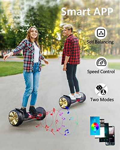 Gyroor Off Road Hoverboard 8.5"" with Bluetooth Speaker