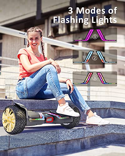 Gyroor Off Road Hoverboard 8.5"" with Bluetooth Speaker