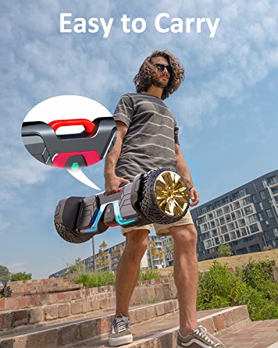 Gyroor Off Road Hoverboard 8.5"" with Bluetooth Speaker
