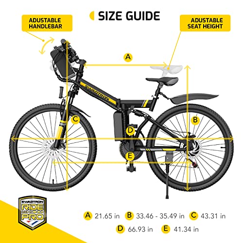 Swagtron Folding Electric Mountain Bike