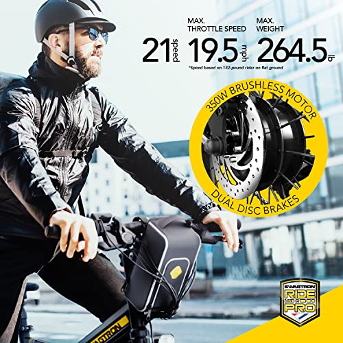 Swagtron Folding Electric Mountain Bike