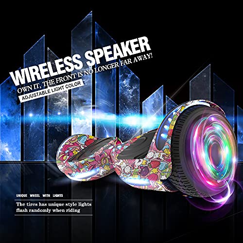 Hoverboard Certified HS2.01 Bluetooth Flash Wheel with LED Light Self Balancing Wheel Electric Scooter