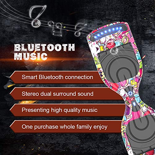 Hoverboard Certified HS2.01 Bluetooth Flash Wheel with LED Light Self Balancing Wheel Electric Scooter