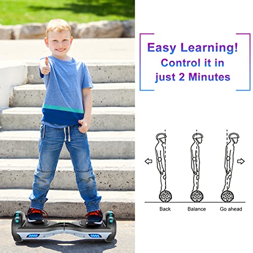 Bluetooth Hoverboard with Colorful Lights