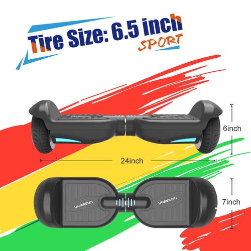 HS 2.0v Bluetooth Hoverboard - Black