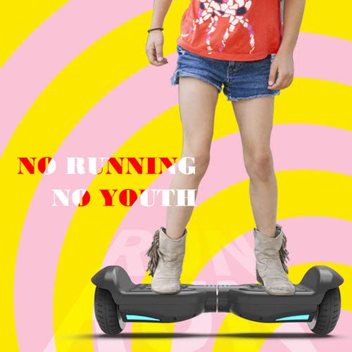 HS 2.0v Bluetooth Hoverboard - Black