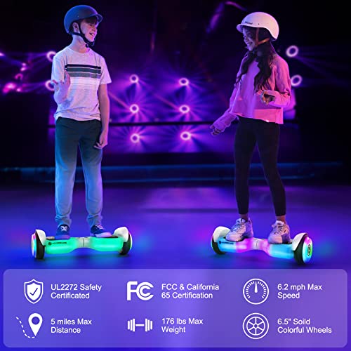 All-Terrain Hoverboard for Kids with Music & Lights