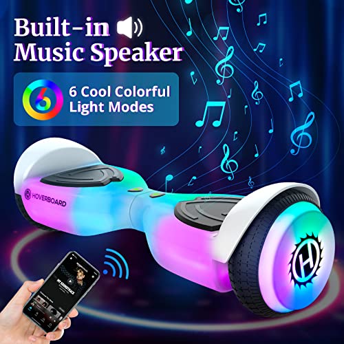 All-Terrain Hoverboard for Kids with Music & Lights