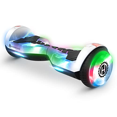 Pulse Hoverboard for Kids Ages 6-12, 6.5"Self-Balancing Scooter with Music Speaker & 6 Colorful Lights Modes, Electric Hover Board for Adults Kids Gift, UL2272 Certified