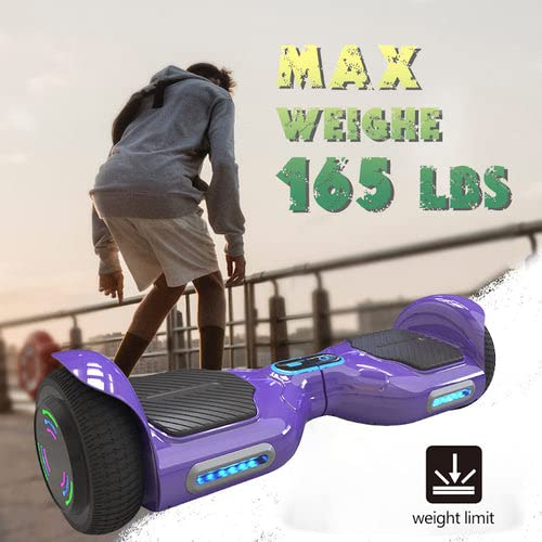 Bluetooth Hoverboard with LED Lights & Speaker