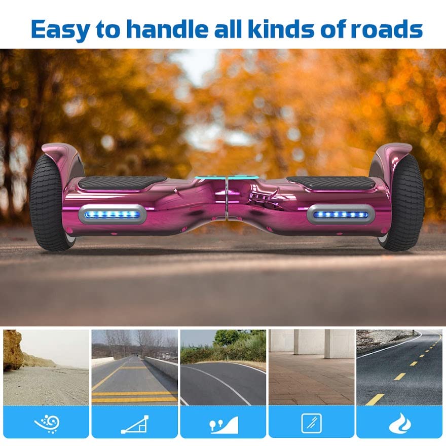 Bluetooth Hoverboard with LED Lights & Speaker