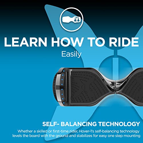 Hover-1 Chrome Electric Hoverboard with Bluetooth Speaker