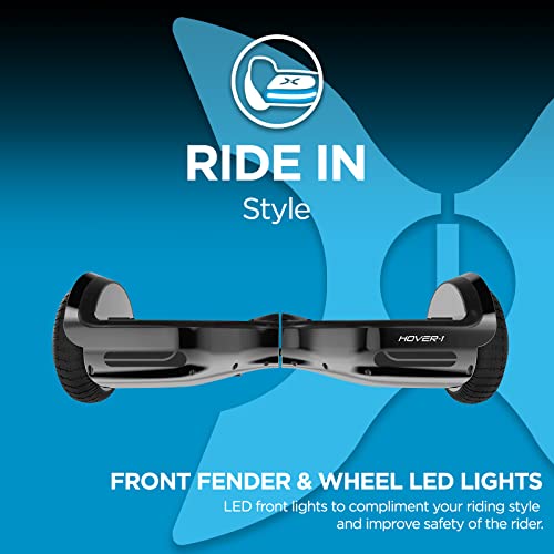Hover-1 Chrome Electric Hoverboard with Bluetooth Speaker