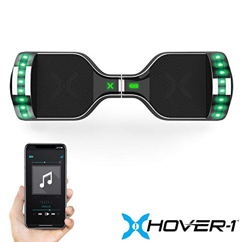 Hover-1 Chrome Electric Hoverboard with Bluetooth Speaker