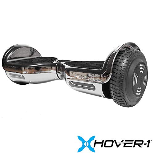 Hover-1 Chrome Electric Hoverboard with Bluetooth Speaker
