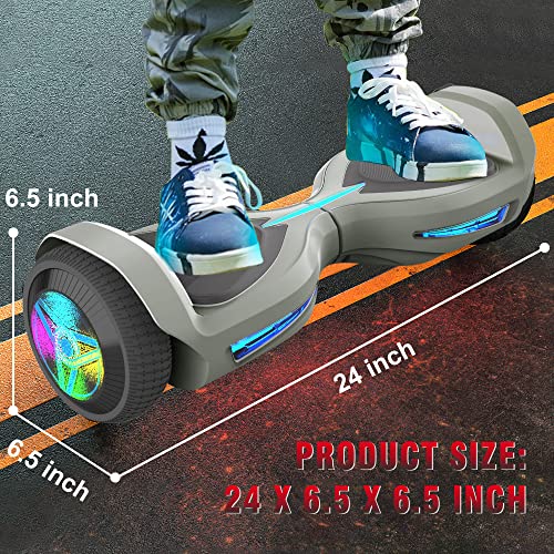 Bluetooth Hoverboard with Built-in Speaker and LED Lights