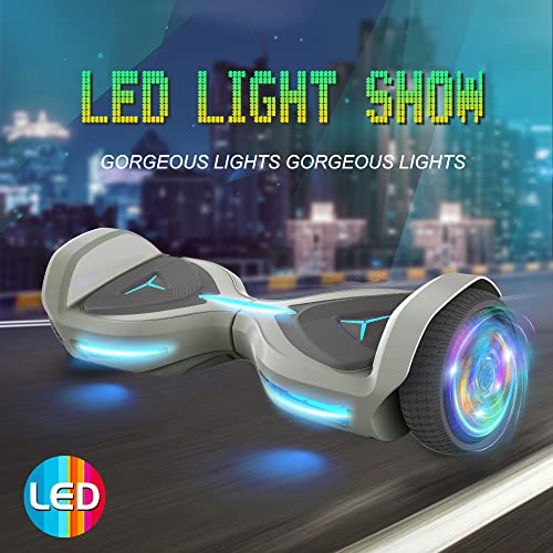 Bluetooth Hoverboard with Built-in Speaker and LED Lights