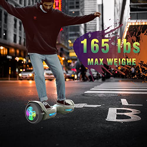 Bluetooth Hoverboard with Built-in Speaker and LED Lights