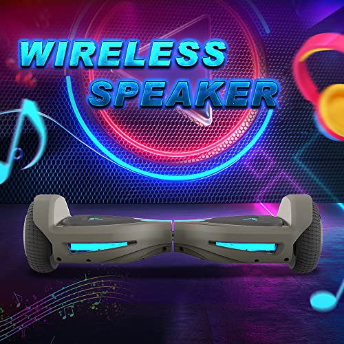 Bluetooth Hoverboard with Built-in Speaker and LED Lights