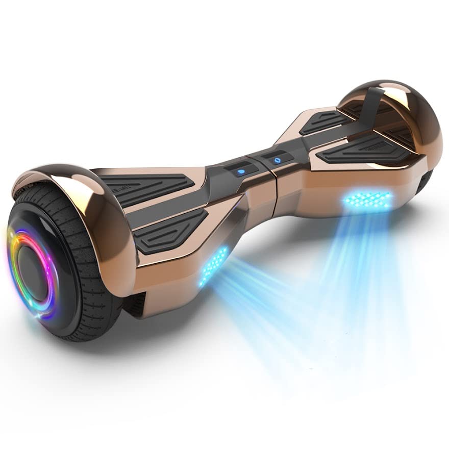 Chrome Starship Hoverboard with Bluetooth Speaker