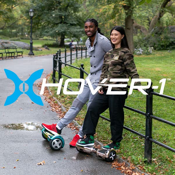 Hover-1 i-200 Electric Hoverboard | 7MPH Top Speed, 6 Mile Range, 6HR Full-Charge, Built-In Bluetooth Speaker, Rider Modes: Beginner to Expert, Pink
