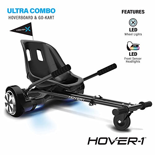 Hover-1 Ultra Electric Hoverboard & Go-Kart Combo