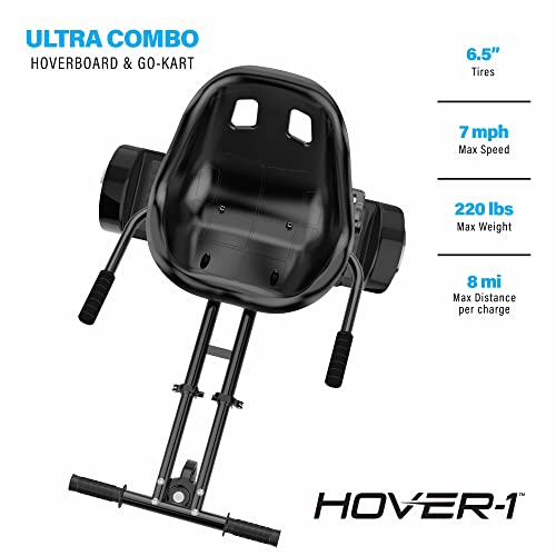 Hover-1 Ultra Electric Hoverboard & Go-Kart Combo
